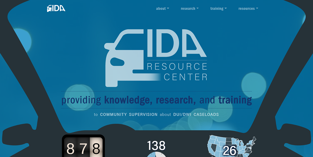 IDA homepage screenshot